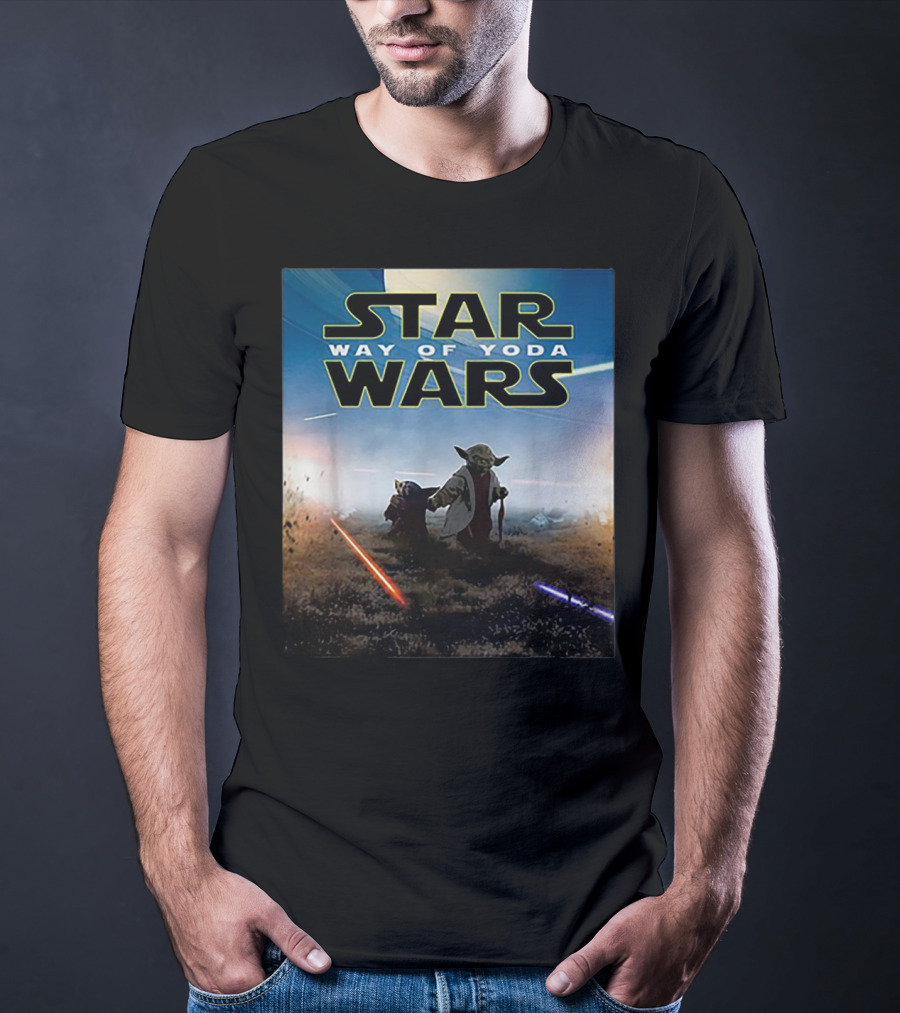 Star Wars Way Of Yoda Lightsaber Duel Scene T-Shirt