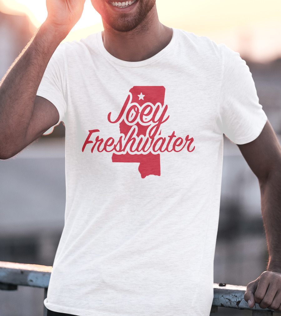 Joey Freshwater Mississippi Silhouette Star T-Shirt