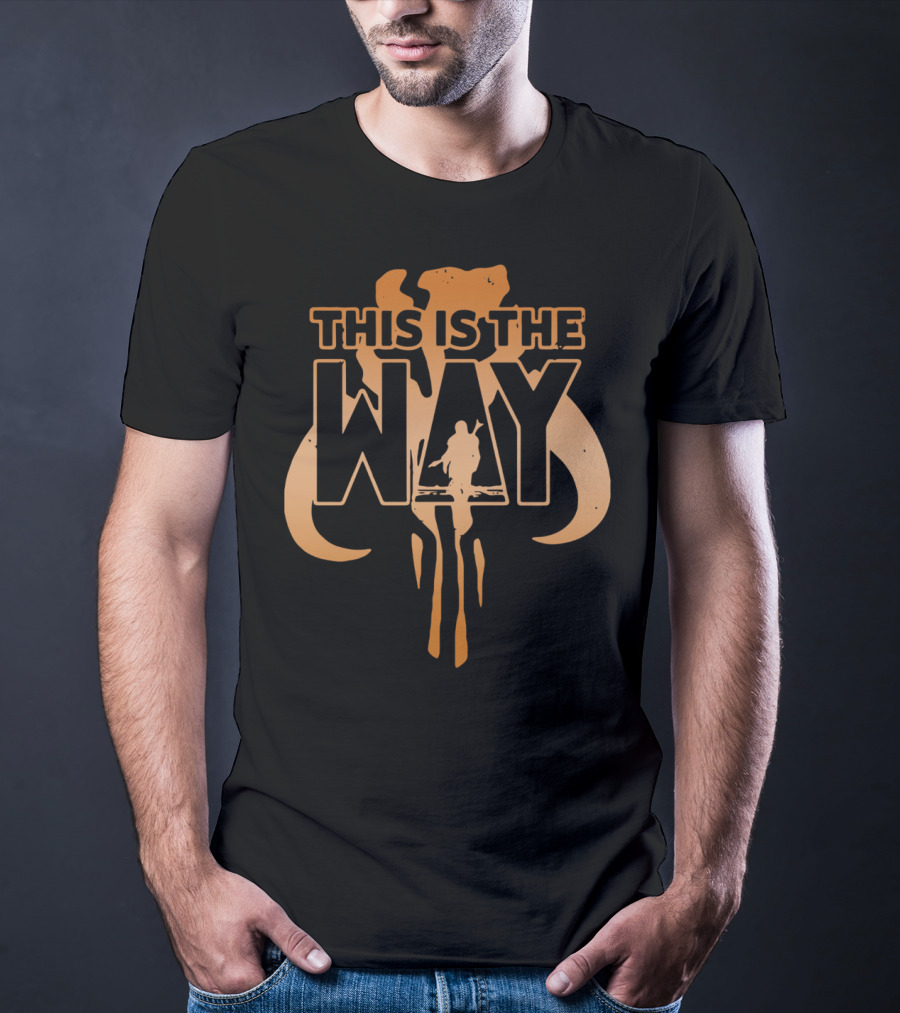 This Is The Way Mandalorian Mythosaur Skull T-Shirt