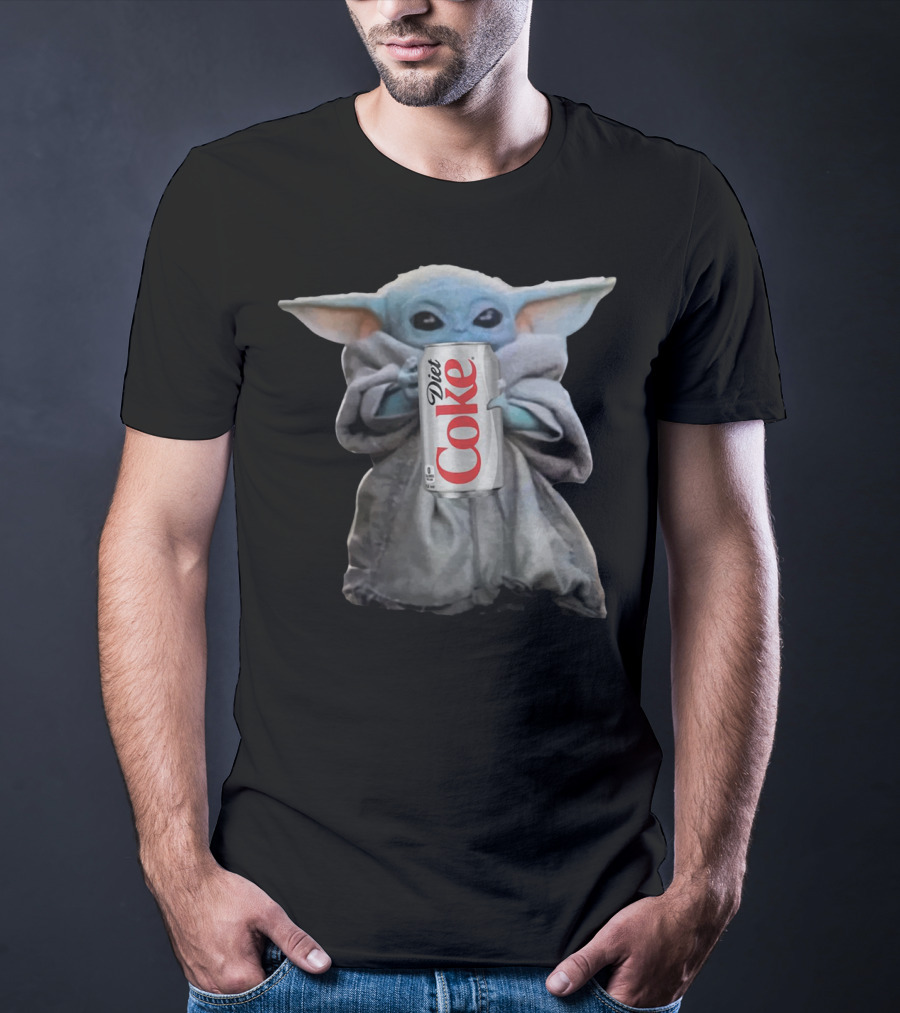 Baby Yoda Holding Diet Coke Can T-Shirt