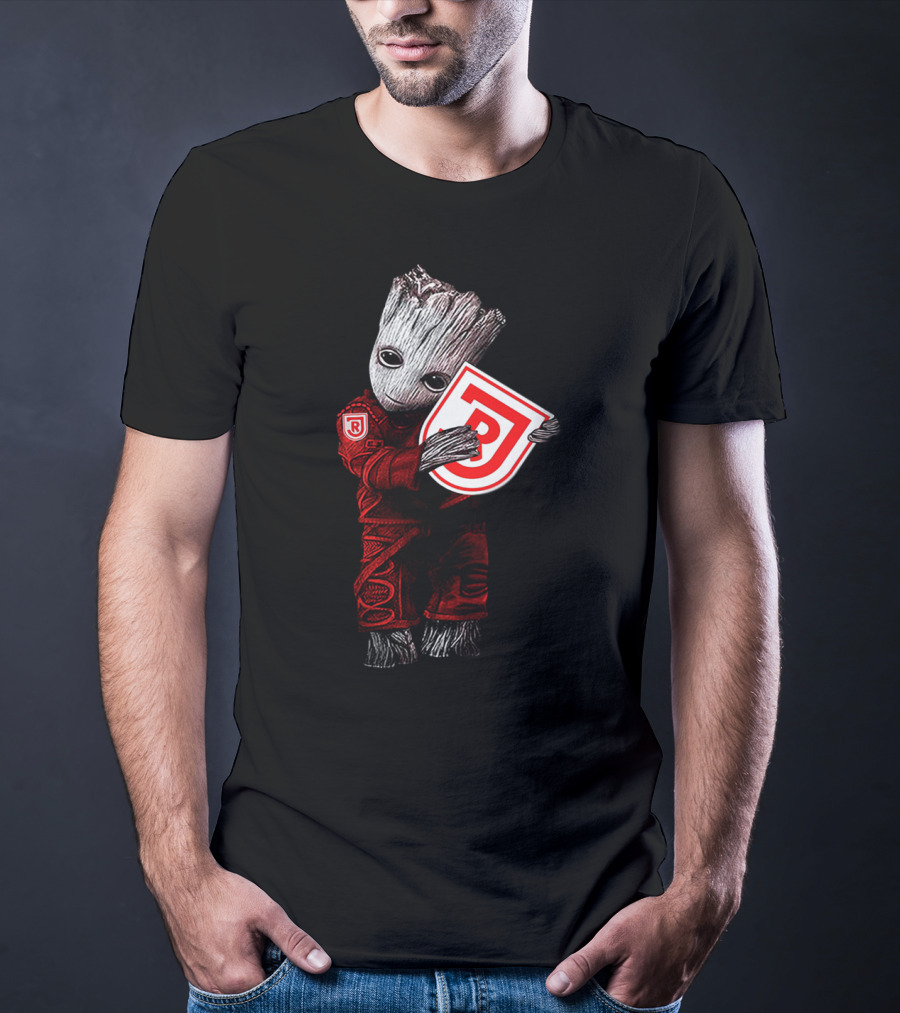Baby Groot Hugging Jahn Regensburg T-Shirt