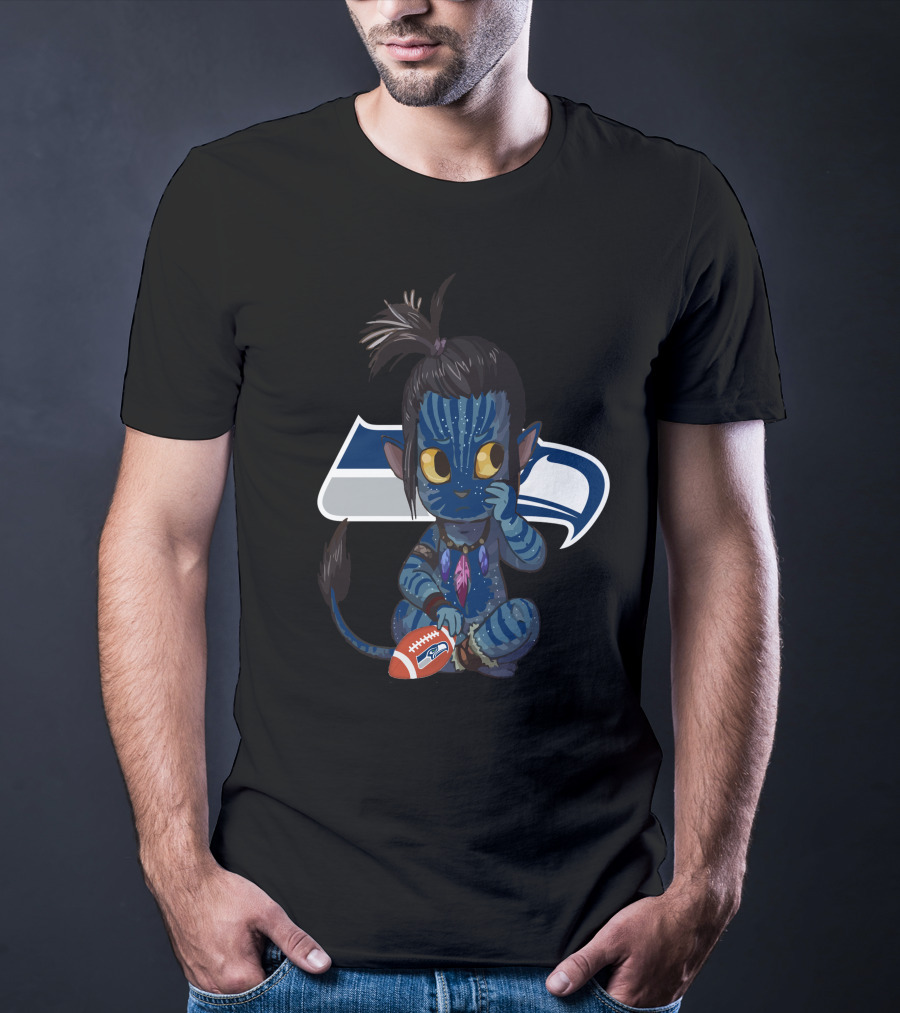 Avatar Seahawks Football Crossover T-Shirt