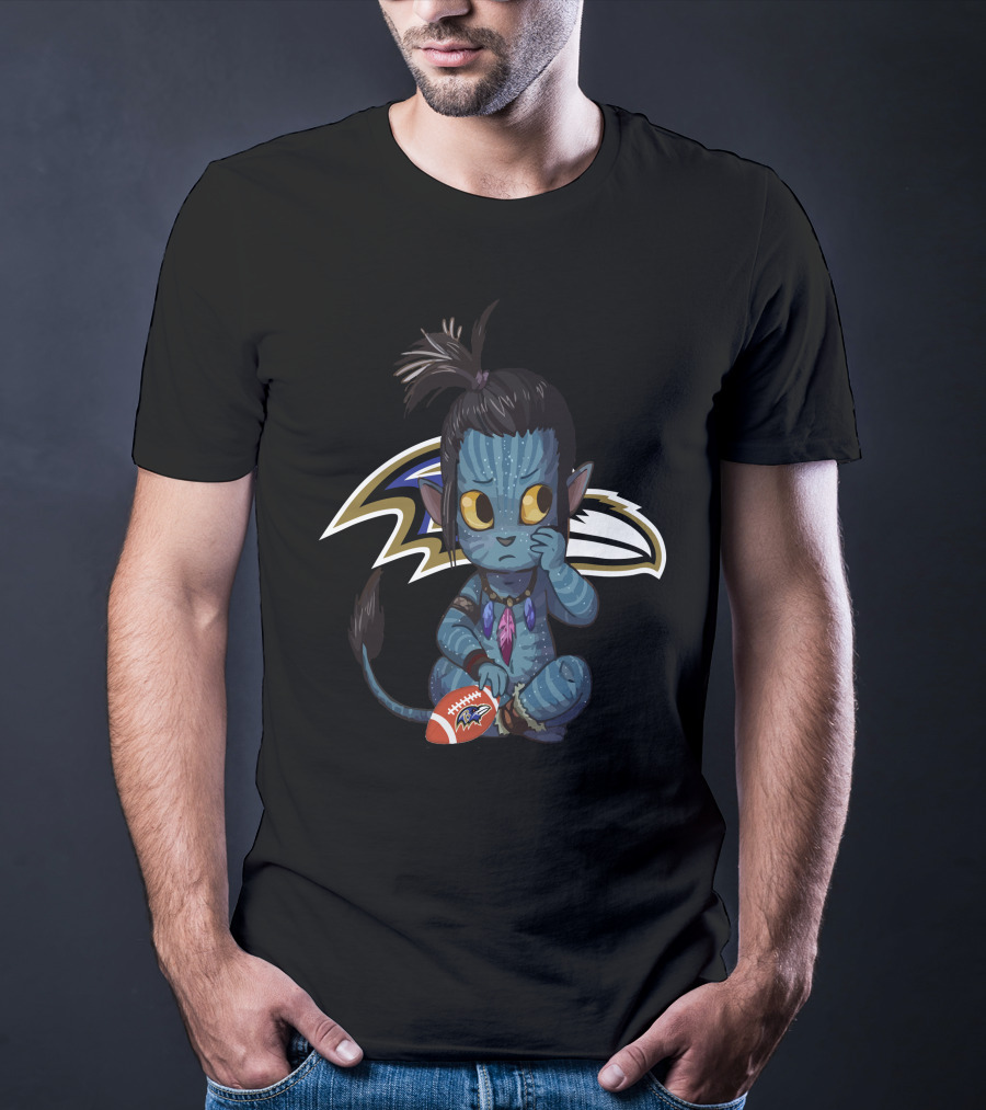 Avatar Ravens Football Character T-Shirt