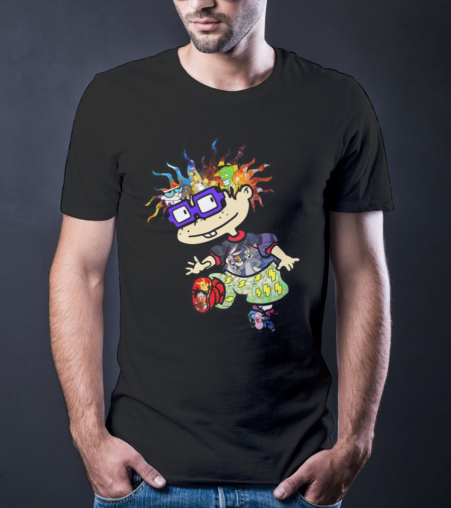 Rugrats Chuckie Galaxy Characters Fusion T-Shirt