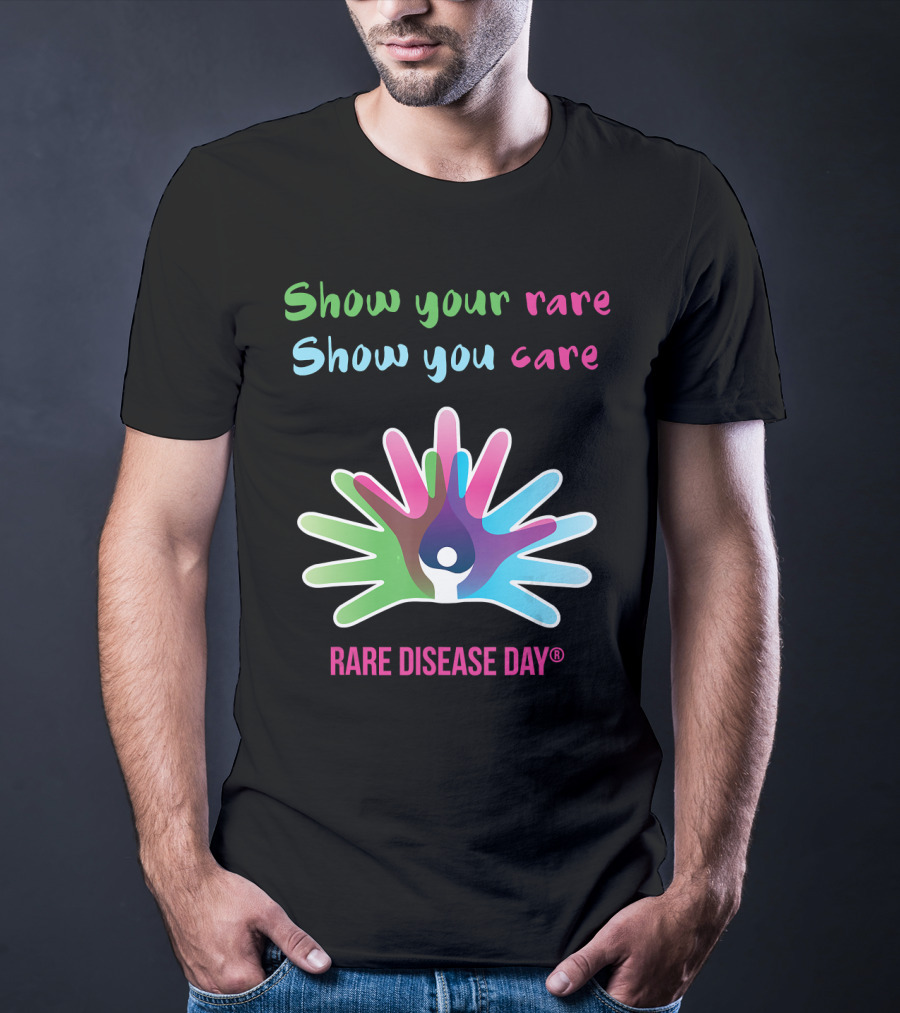 Show Your Rare Show You Care Rare Disease Day Awareness T-Shirt