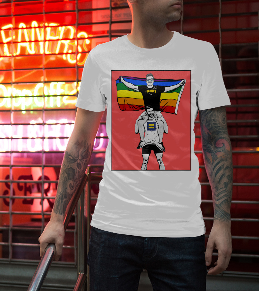 Equality Pride Flag Human Rights Campaign T-Shirt