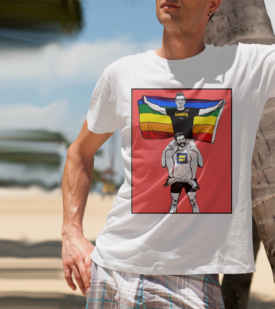 Equality Pride Flag Human Rights Campaign T-Shirt