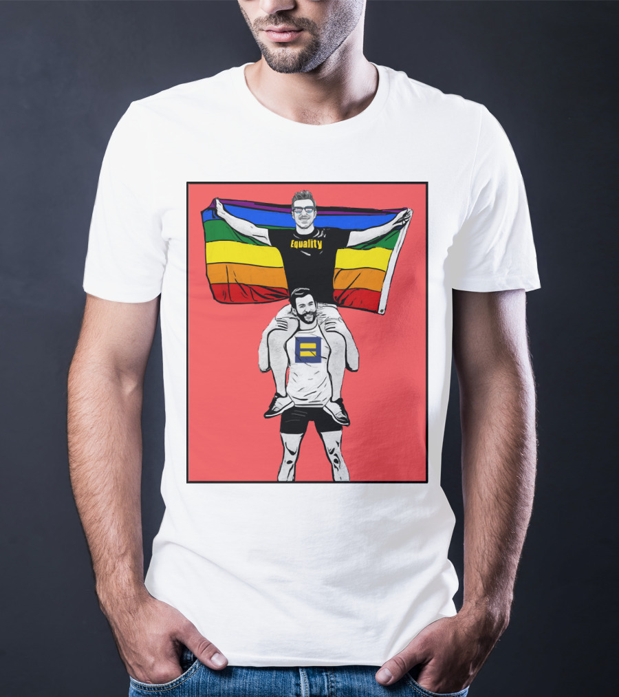 Equality Pride Flag Human Rights Campaign T-Shirt