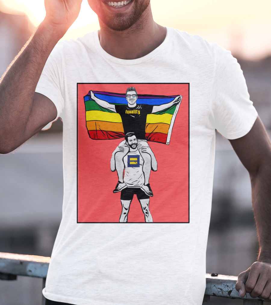 Equality Pride Flag Human Rights Campaign T-Shirt