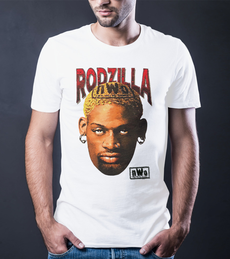 Dennis Rodman Rodzilla NWo Wrestling Legend The Worm T-Shirt