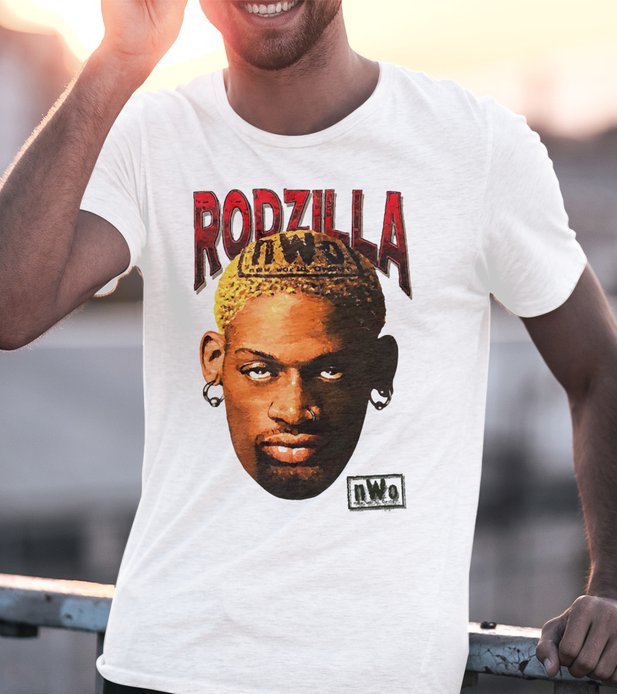 Dennis Rodman Rodzilla NWo Wrestling Legend The Worm T-Shirt