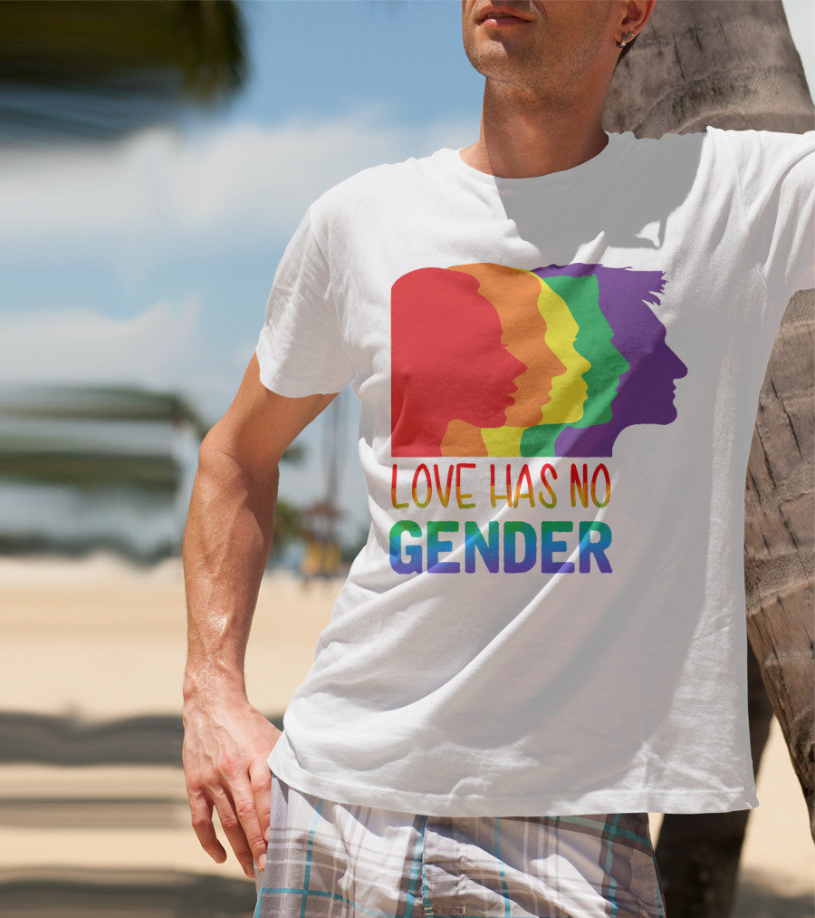 LOVE HAS NO GENDER Unconditional Love Multicolor T-Shirt