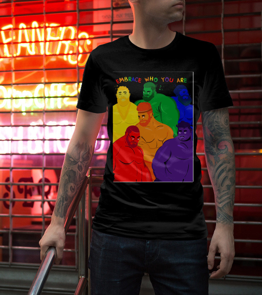 EMBRACE WHO YOU ARE Rainbow Body Diversity T-Shirt