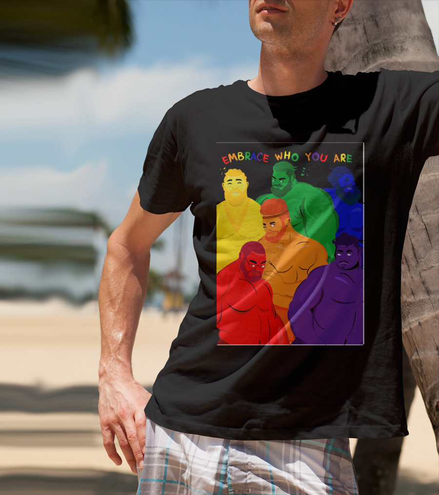 EMBRACE WHO YOU ARE Rainbow Body Diversity T-Shirt