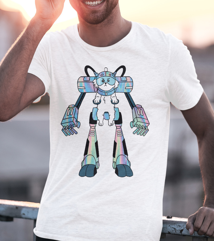 Rick And Morty Cybernetic Dog Mech Snuffles T-Shirt