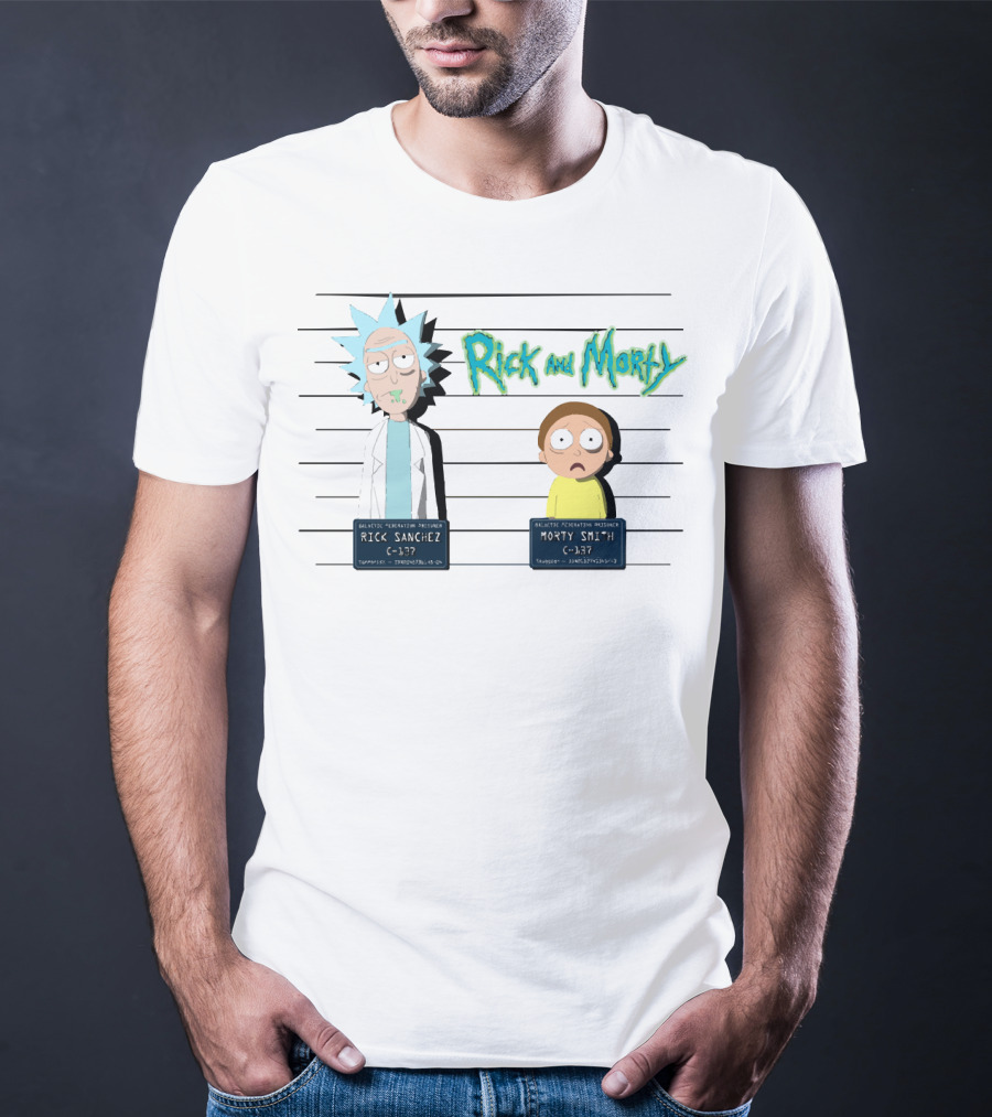 Rick And Morty Galactic Federation Prisoners C-137 Mugshot T-Shirt