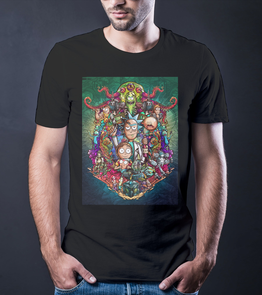 Buckle Up Morty Adventure With Rick And Multiverse Creatures T-Shirt