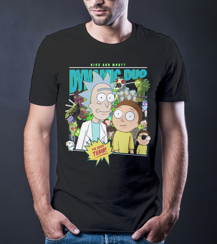 Rick And Morty Dynamic Duo The Great Team T-Shirt