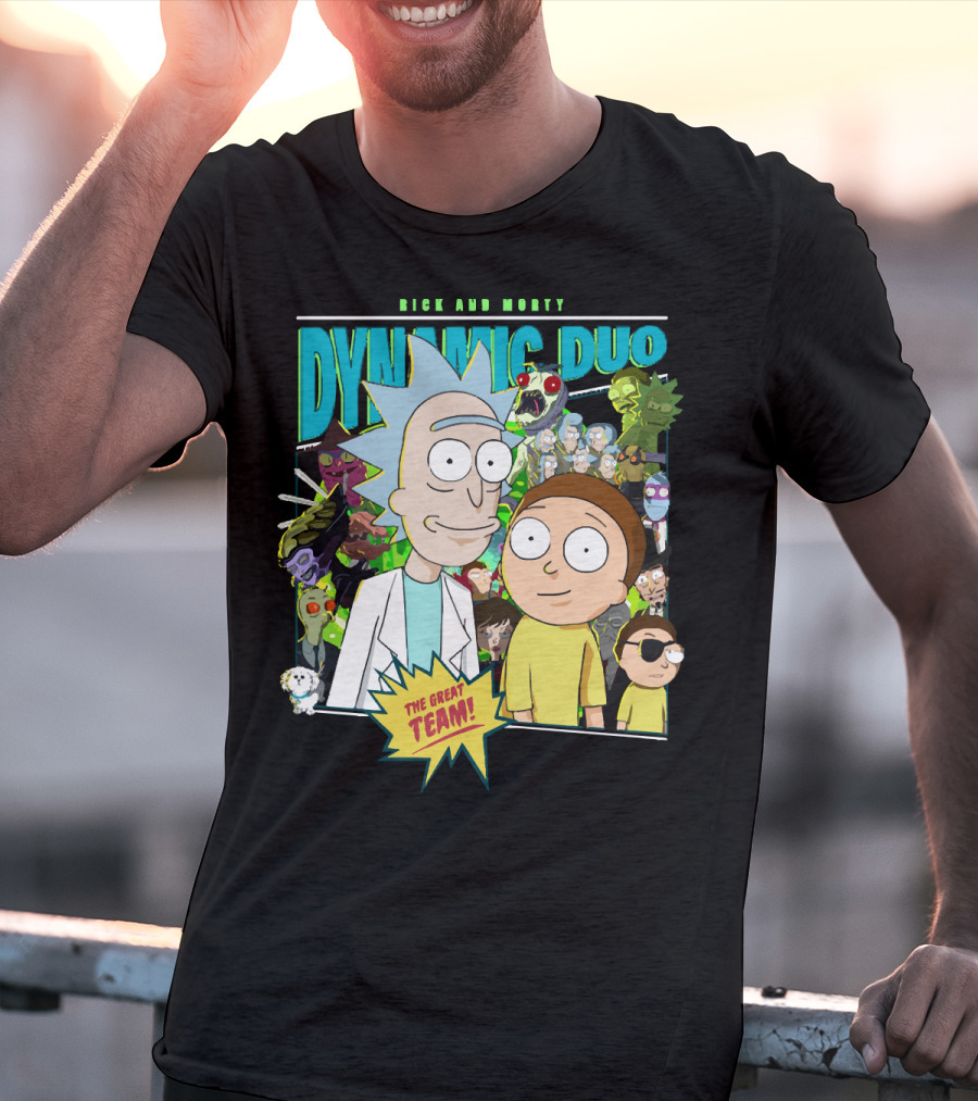 Rick And Morty Dynamic Duo The Great Team T-Shirt