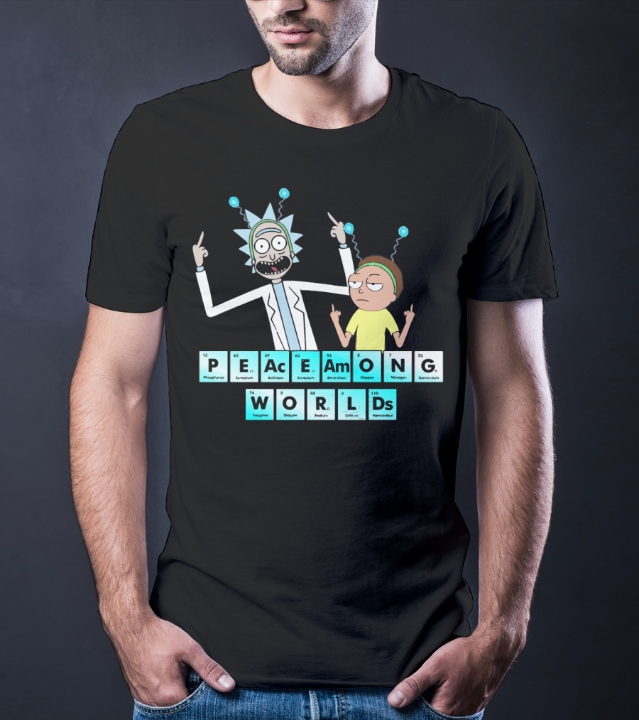 Peace Among Worlds Periodic Table Rick And Morty T-Shirt