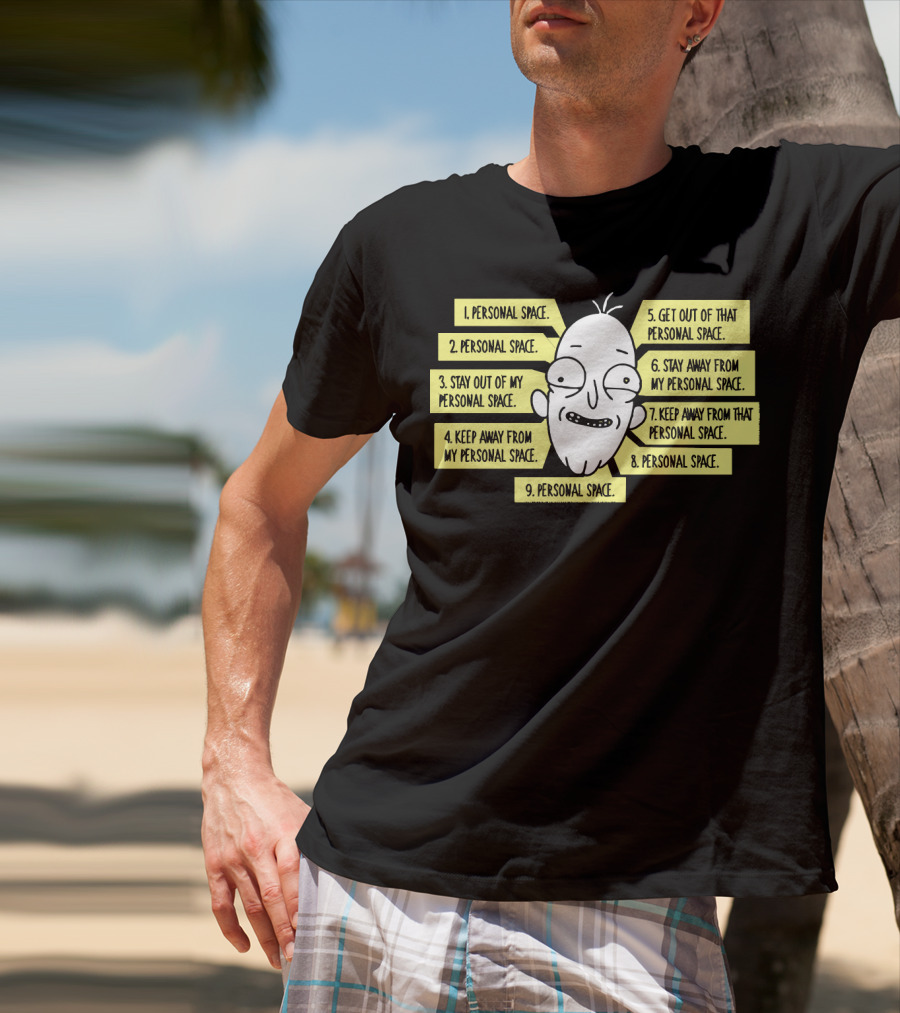 Phillip Jacobs Personal Space Quotes Numbered List T-Shirt