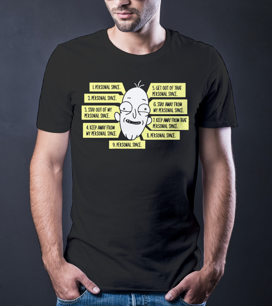 Phillip Jacobs Personal Space Quotes Numbered List T-Shirt
