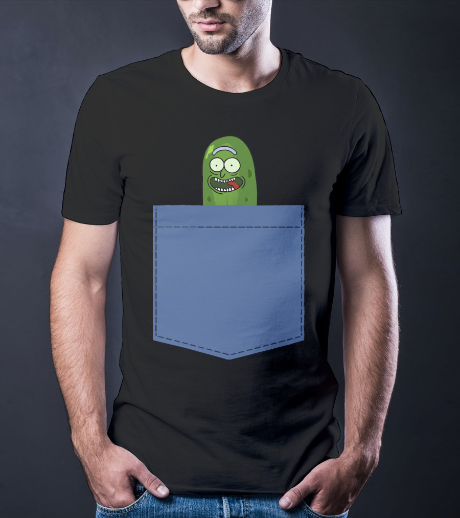 Pickle Rick Pocket Adventure T-Shirt