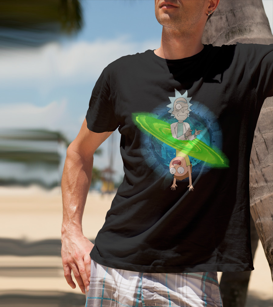 Rick Morty Portal Adventure T-Shirt