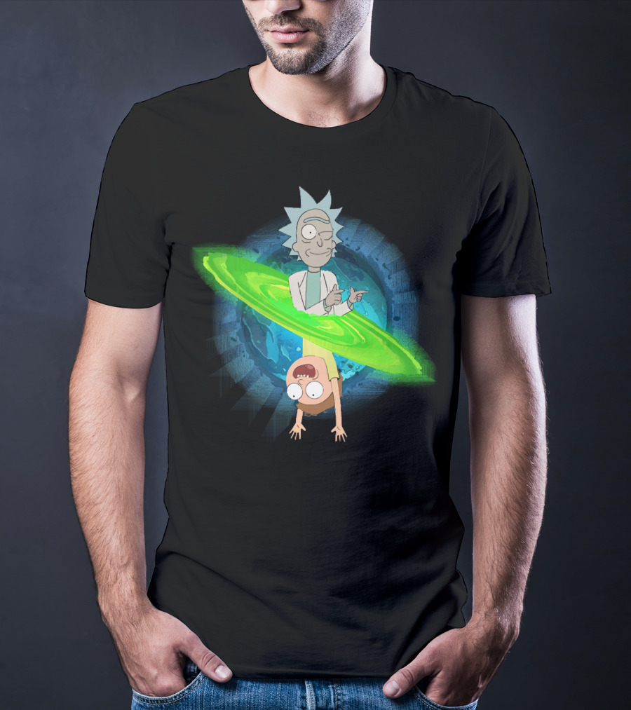 Rick Morty Portal Adventure T-Shirt