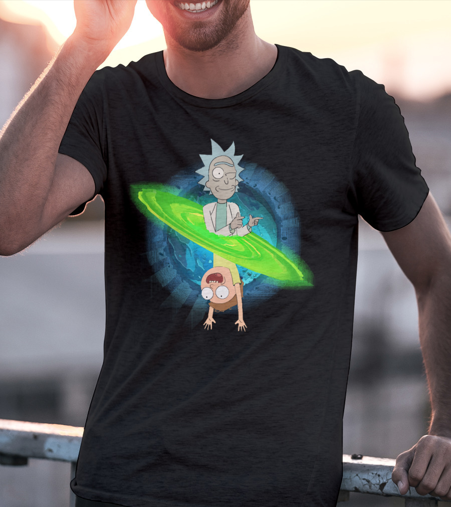 Rick Morty Portal Adventure T-Shirt