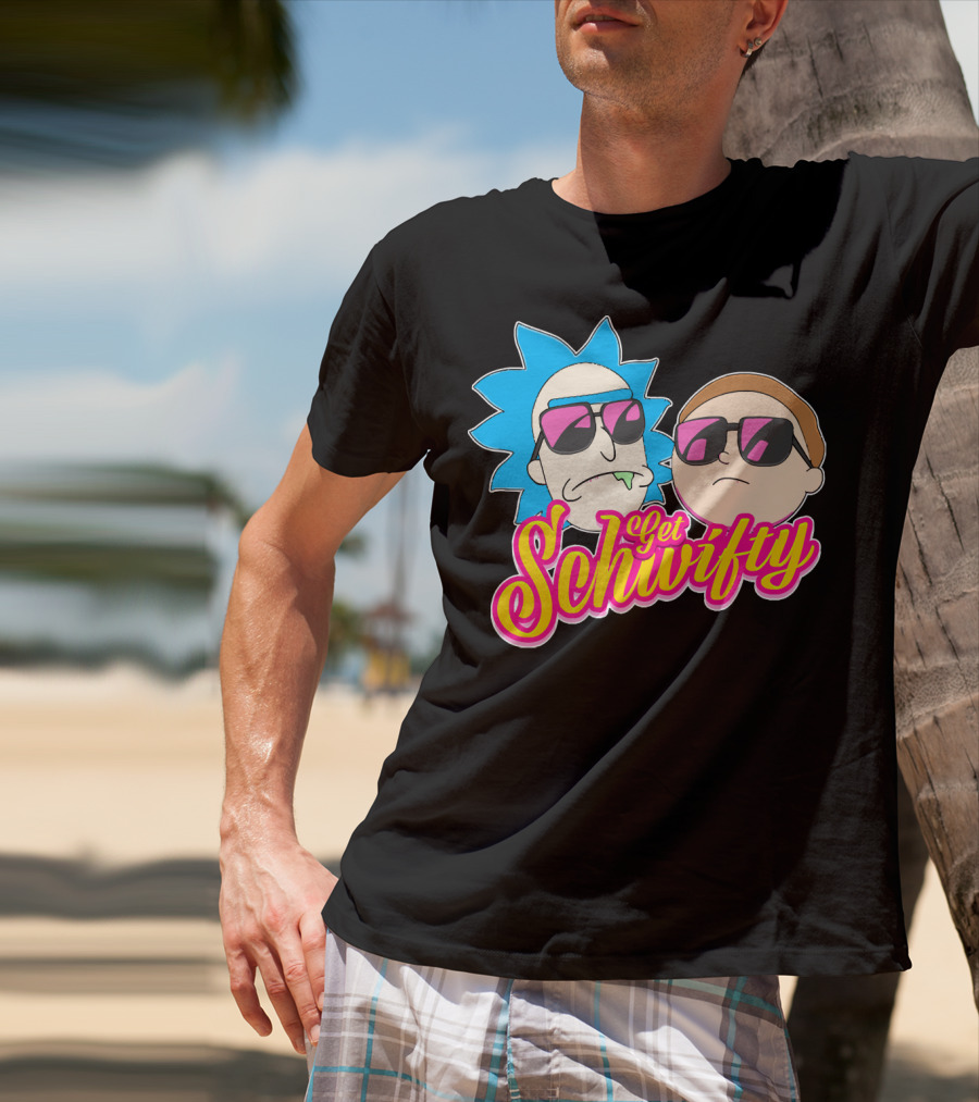 Rick And Morty Get Schwifty Sunglasses Edition T-Shirt