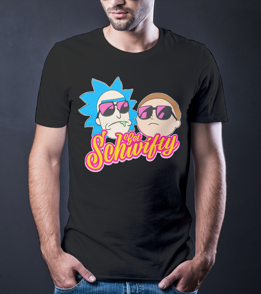Rick And Morty Get Schwifty Sunglasses Edition T-Shirt