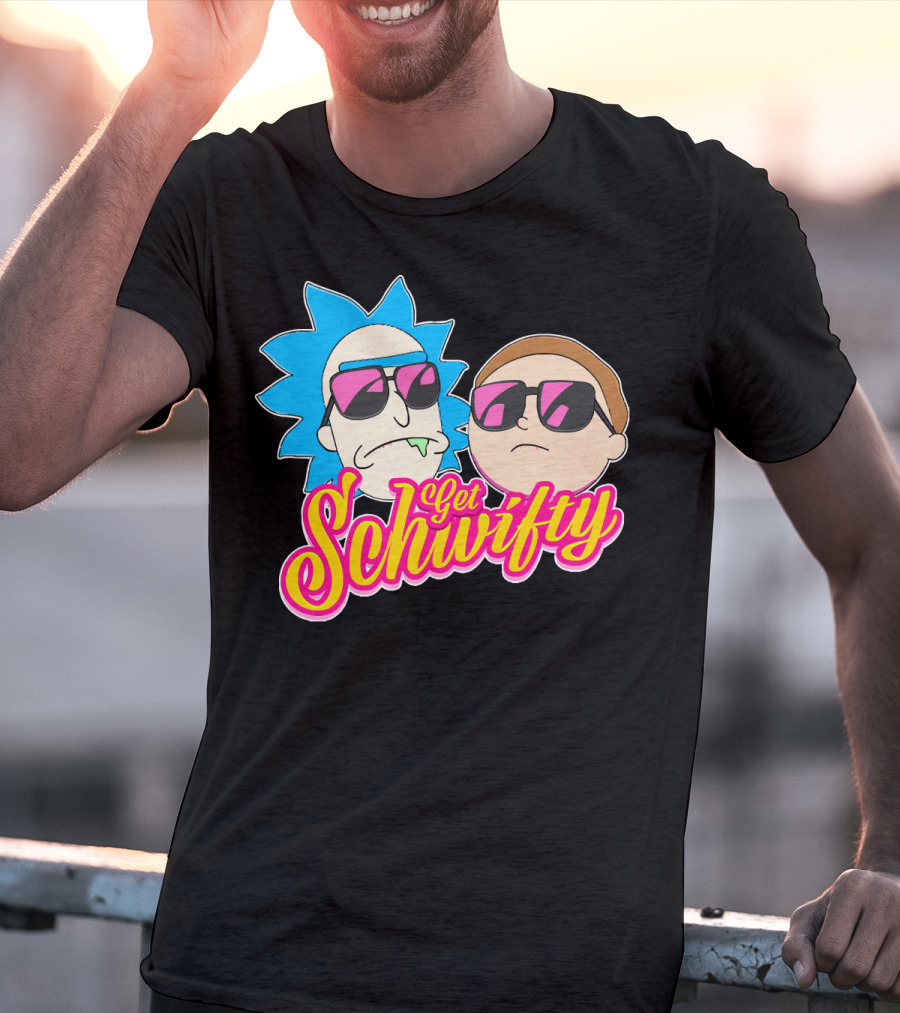 Rick And Morty Get Schwifty Sunglasses Edition T-Shirt