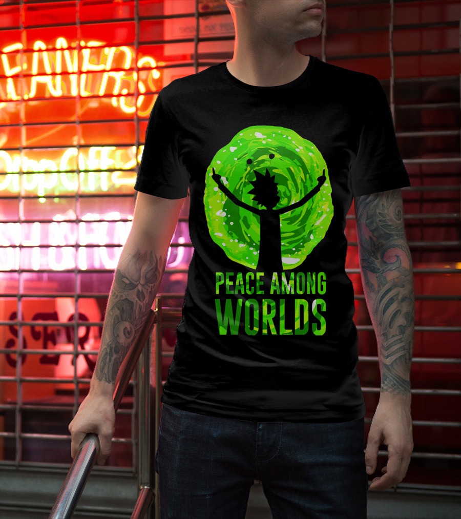 Rick And Morty Peace Among Worlds Portal T-Shirt