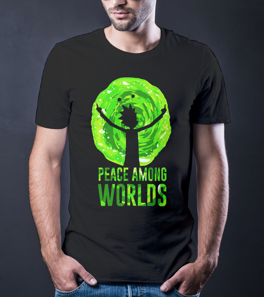 Rick And Morty Peace Among Worlds Portal T-Shirt