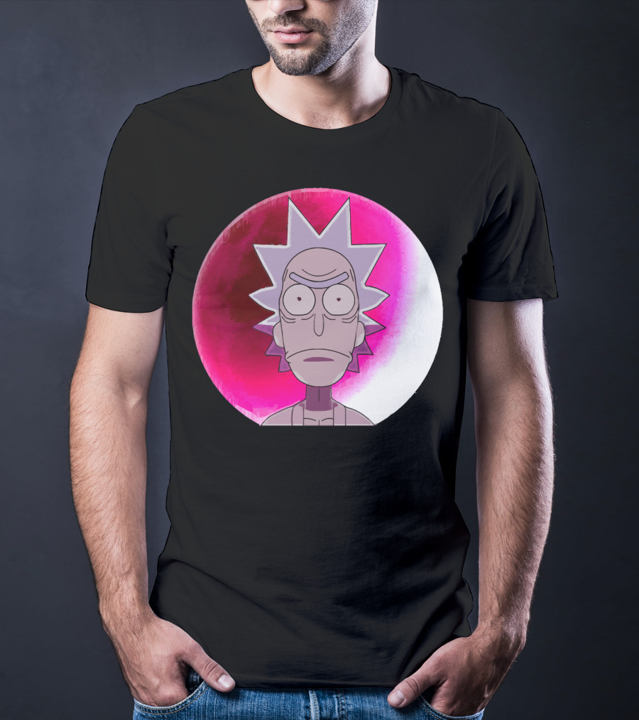 Samurai Rick Anime Crossover Style Expression T-Shirt