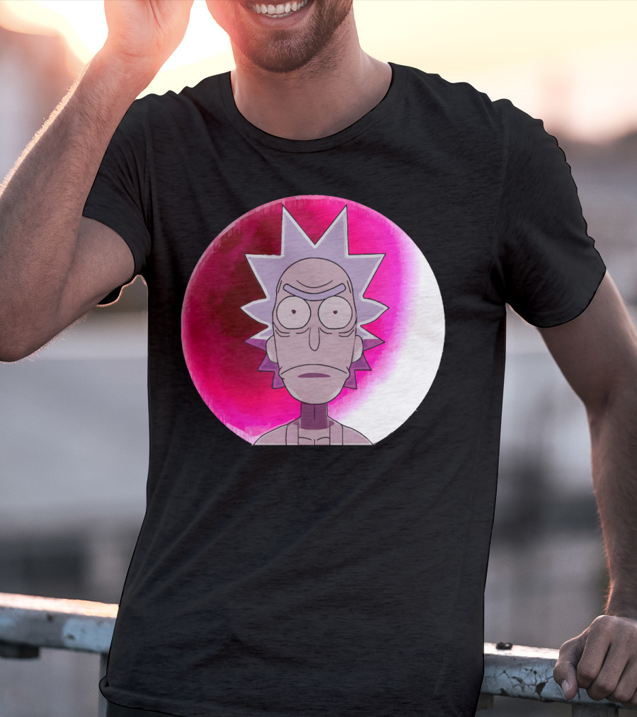 Samurai Rick Anime Crossover Style Expression T-Shirt