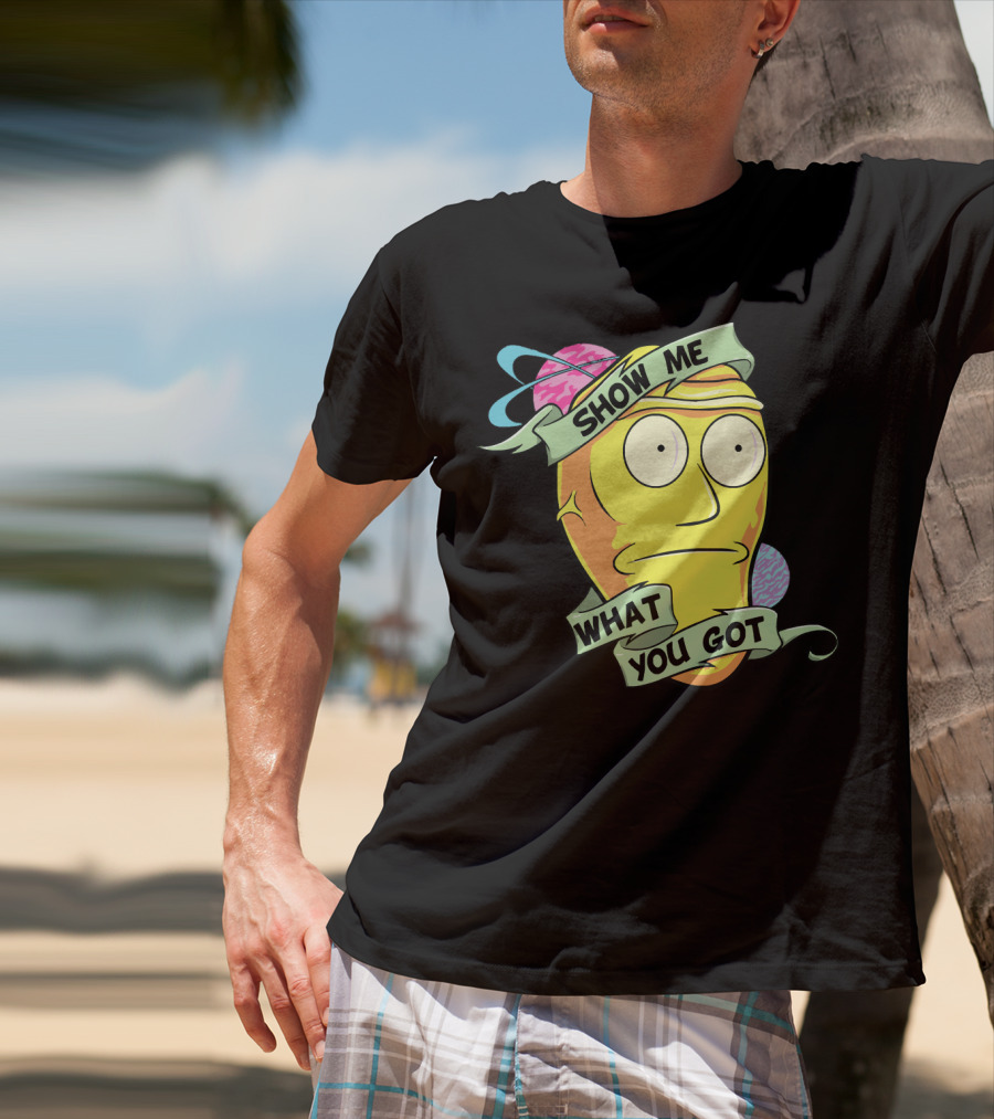 Show Me What You Got Head With Planets T-Shirt