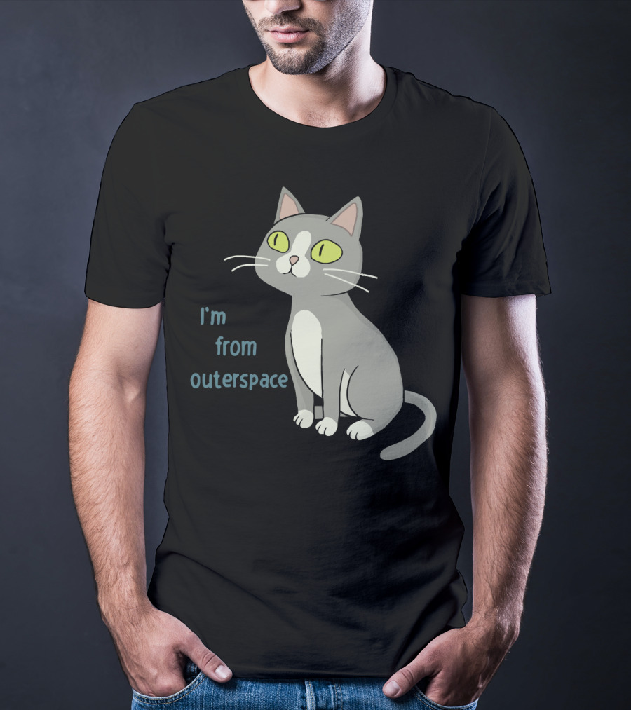 I'm From Outerspace Cat Rick And Morty T-Shirt