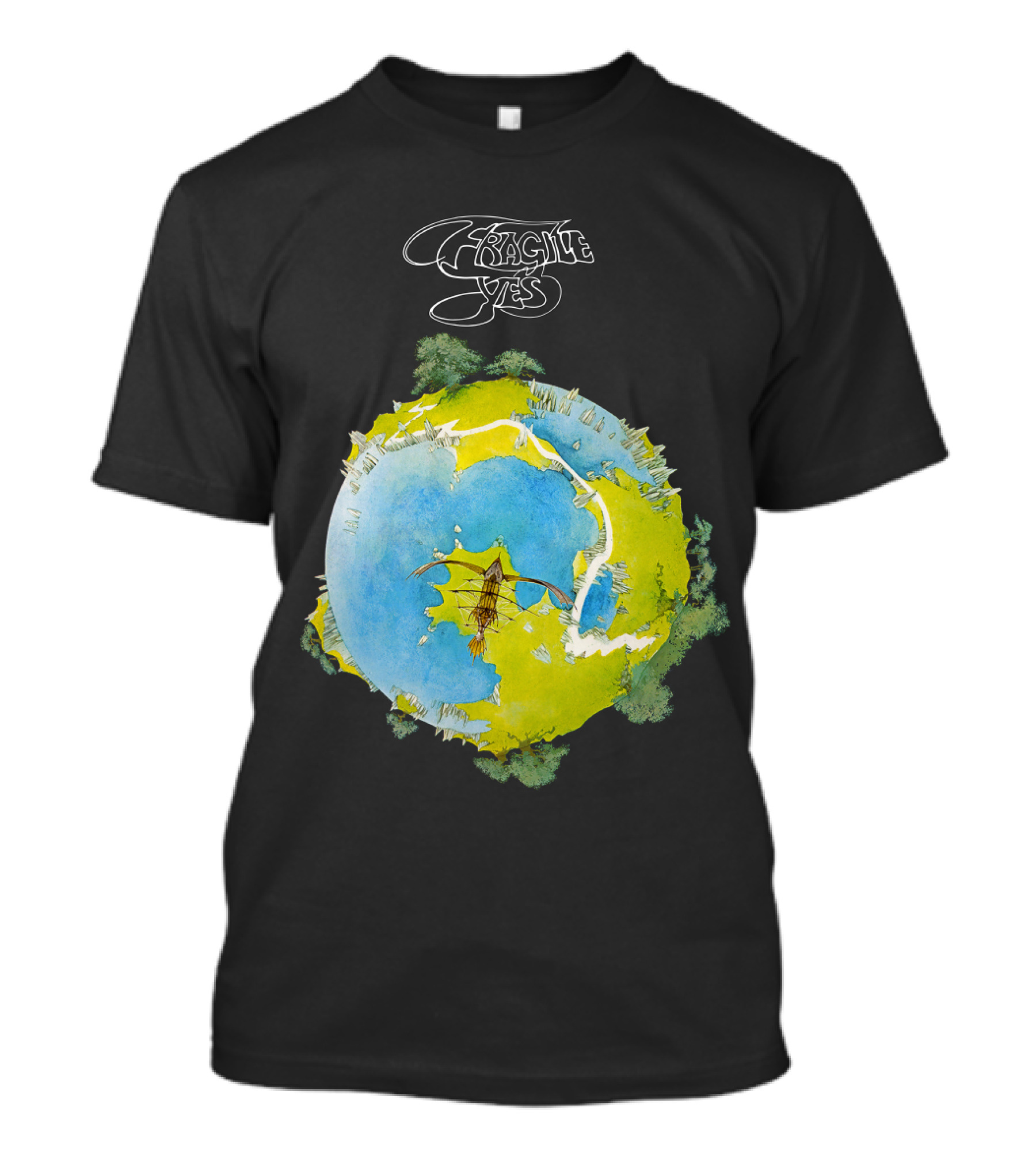 Fragile Yes Planet Cover T-Shirt