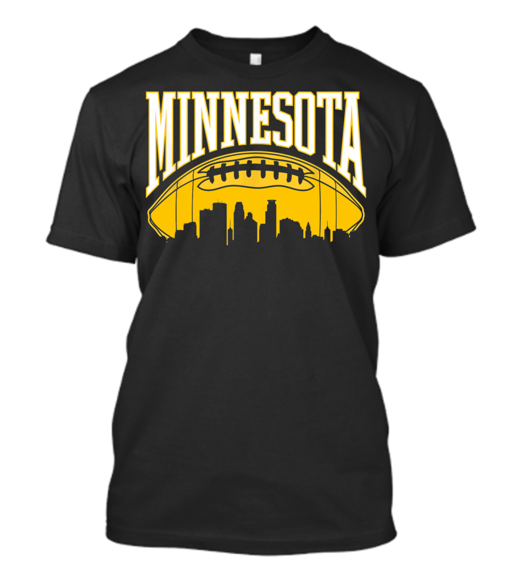 Minnesota Football Skyline Vintage Viking MN T-Shirt