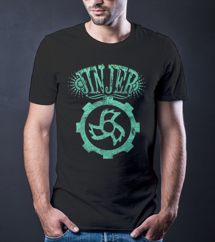 Jinjer Industrial Gear Deco Starburst T-Shirt