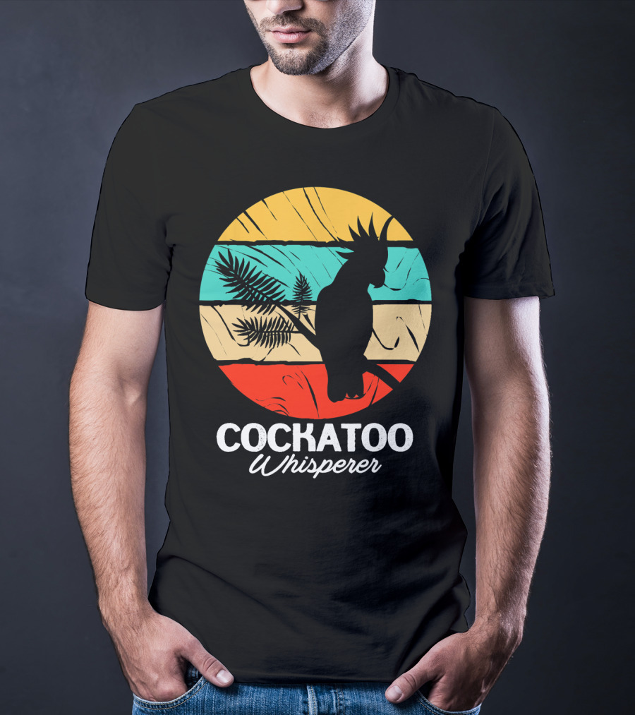 Cockatoo Whisperer Vintage Sunset Cockatiel T-Shirt