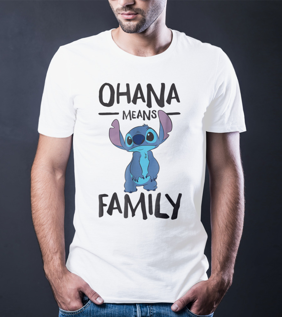 Ohana Means Family Stitch Character T-Shirt