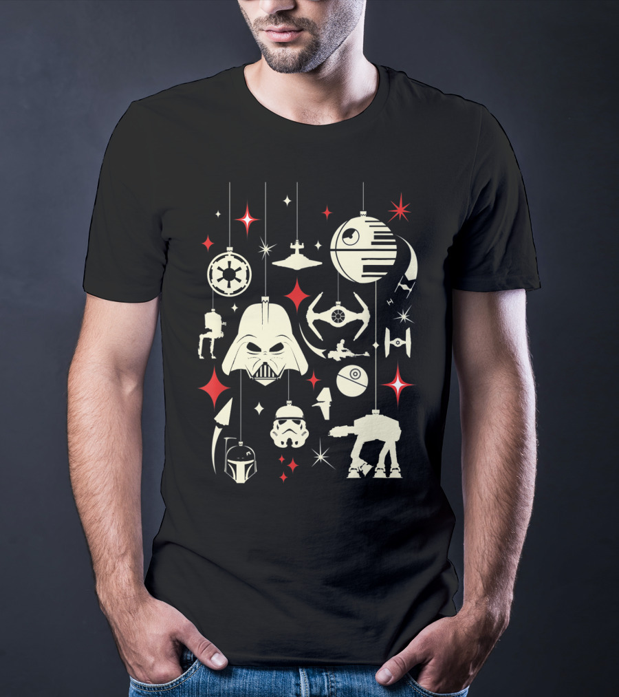 Star Wars Galactic Holiday Ornaments Collection T-Shirt