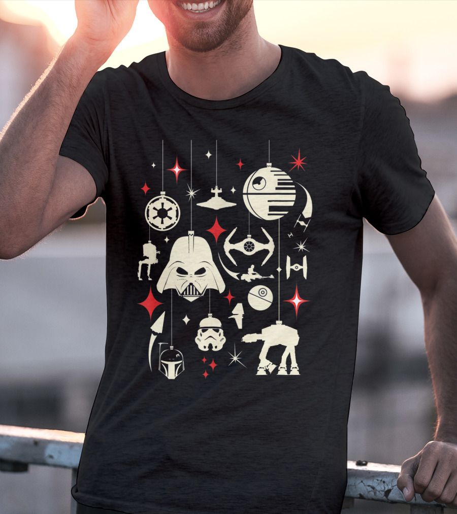 Star Wars Galactic Holiday Ornaments Collection T-Shirt