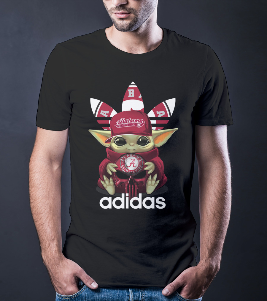 Alabama Crimson Tide Baby Yoda T-Shirt