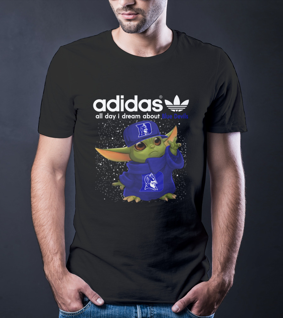 All Day I Dream About Blue Devils Yoda T-Shirt