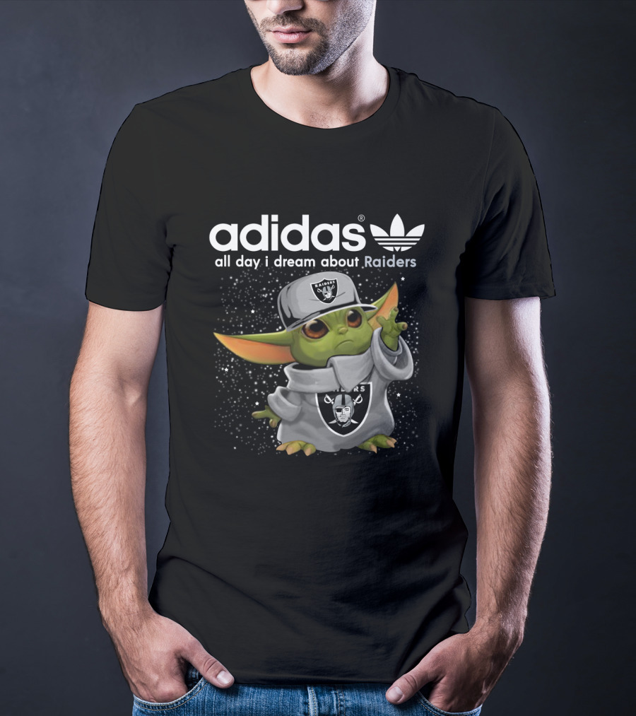 All Day I Dream About Raiders Yoda T-Shirt