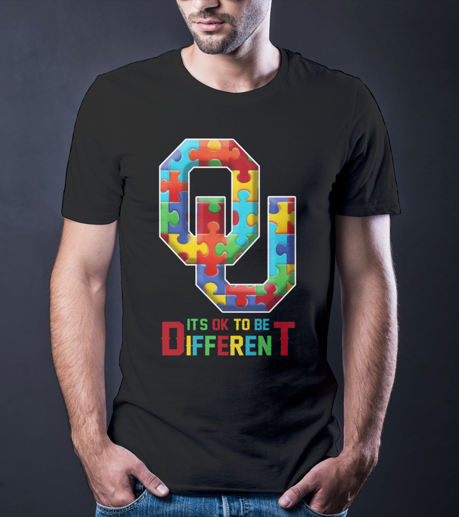 OU It's OK To Be Different Puzzle T-Shirt